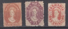 TASMANIA Vandiemensland MNG/MH rare Victoria stamps