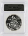 1985 Engelhard American Prospector Silver Round ICG MS68PL S$1 Silver Round