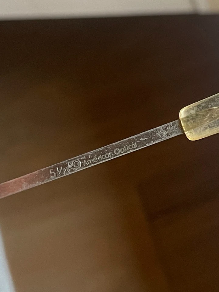 Vintage American Optical AO Aviator Sunglasses w/ Clip-On & 2 Liberty Bell Cases - Image 2 of 4