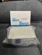 Vintage Manual Data Transfer Switch Box 2-Position 2-Port A/B 