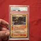 PSA 7 NEAR MINT Pokemon Rayquaza Reverse Holo Rare ex Holon Phantoms #26/110