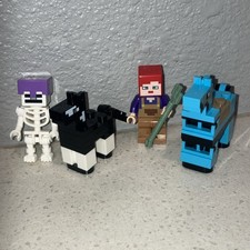 Lego Minecraft Mini Figures Lot Of 4