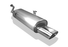 FOX Sportauspuffanlage BMW 3er E30 316i 318i, 2 Loch-Flansch, Endrohr 135x80mm