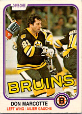 1981-82 O-Pee-Chee #14 Don Marcotte - Bruins