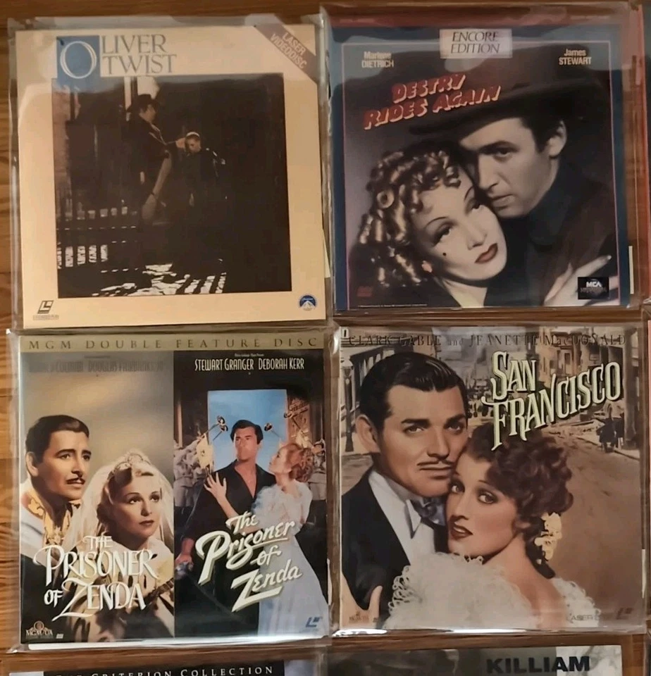 Lot Of 10 Laserdisc Classics Black And White Oliver Twist Dorian Gray  - Image 2 of 4