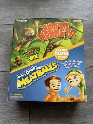 Pressman Jumpin' Monkeys / Don't Drop The Meatballs Combo 2 in 1 Brettspiel
