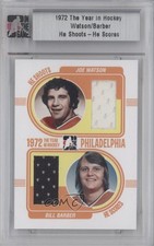 2009 ITG 1972 The Year in Hockey 12/20 Joe Watson Bill Barber #HSHS-20 HOF 0a7