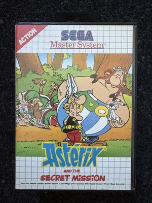 SEGA Master System Asterix and the Secret Mission CIB OVP PAL + Schutzhülle