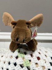 Small Brown And Tan Dakin plush moose