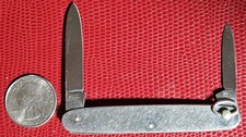 Vtg J A Henckels Turn Key Lock Friodur Pocket Knife 2 Blade
