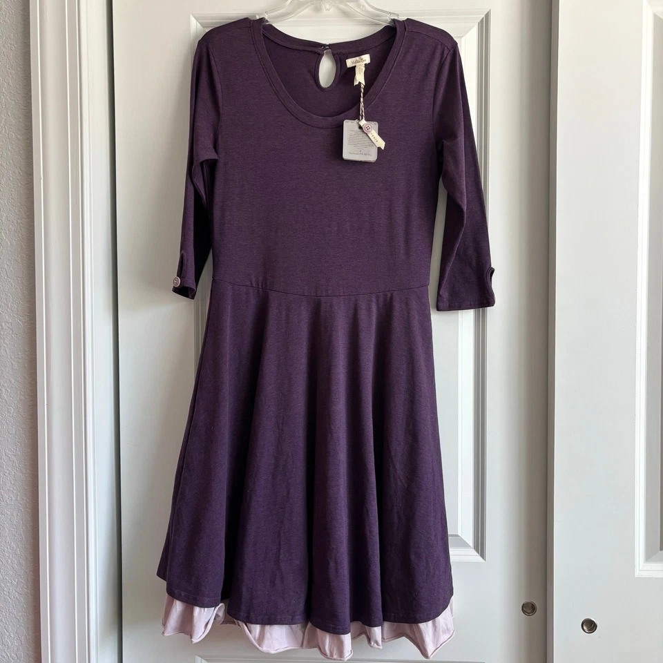 Платье Matilda Jane «Королева сердца» Fit & Flare фиолетовый размер M скромная полная юбка - Изображение 2 из 4