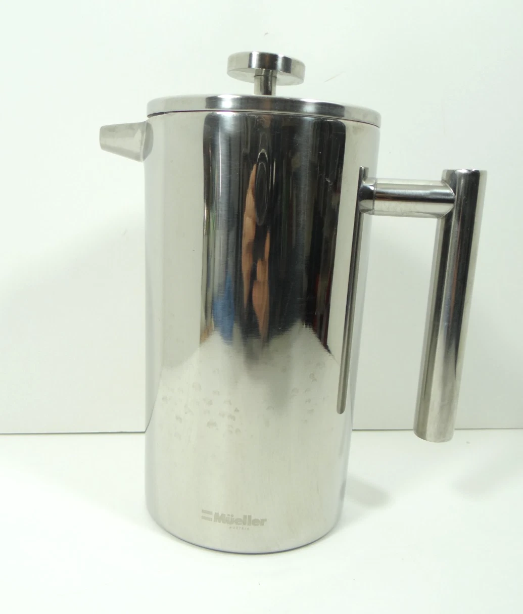 Mueller French Press Coffee Maker 34 oz. Stainless Austria