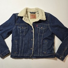 Levi's Original Sherpa Trucker Jacket, Size Medium Womens