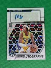 Auto Rookie Rc 2023-24 Prizm Mosaic /25 Maxwell Lewis Autograph Case Hit Card 1 