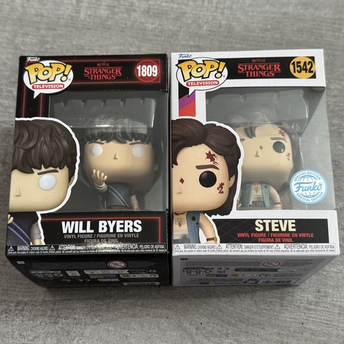 Funko Pop Televisione - Stranger Things - Will Byers & Steve - 1809 & 1542 prezzo ebay