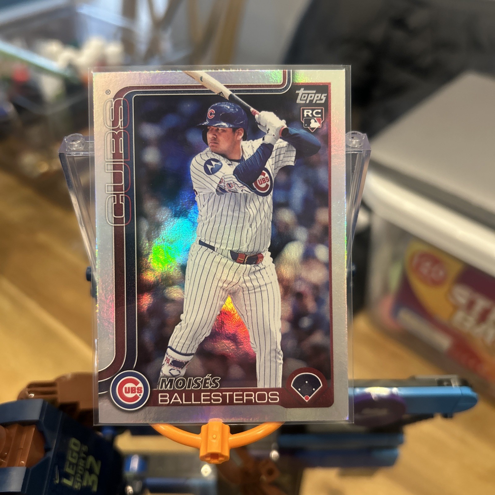 2025 Topps Update Moises Ballesteros Rainbow Foil Rookie Card (RC) #US262 SP