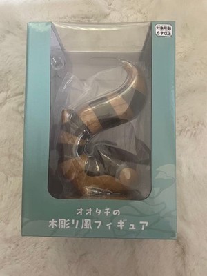 Furret wood carving style figurine - Pokémon Concierge
