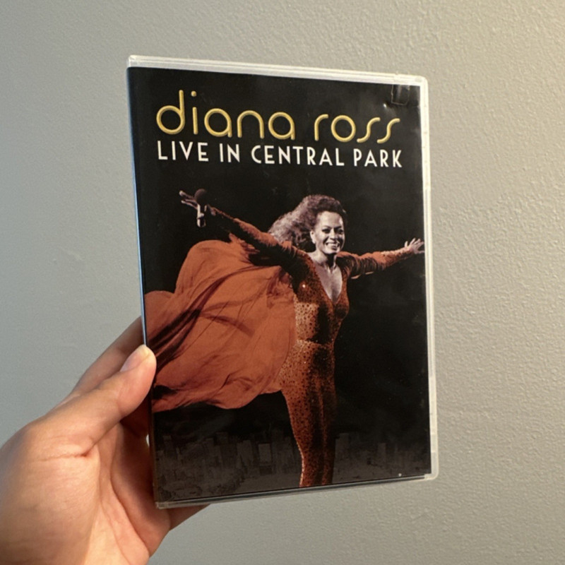 Diana Ross Live in Central Park DVD Director's Cut w/ Commentary NTSC NR