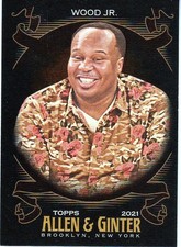 ROY WOOD Jr. 2021 Allen & Ginter X black # 203 song writer and musician