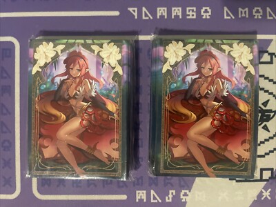 Yugioh Mana Moon Sleeves - Traptrix Rafflesia - X50 YGO Size X2