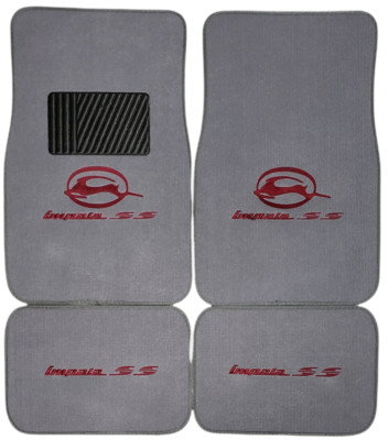 PERSONALIZED for IMPALA SS FLOOR MATS GREY DGGM DCM
