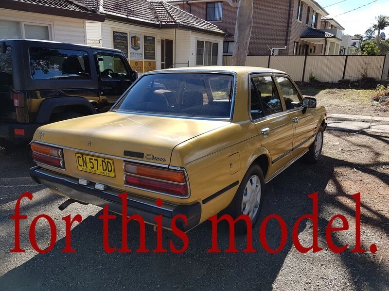 X2 FOR TOYOTA CORONA TT130 RT130 T130 SEDAN REAR TAIL LIGHT LAMP LH RH 78 79 - Изображение 4 из 4