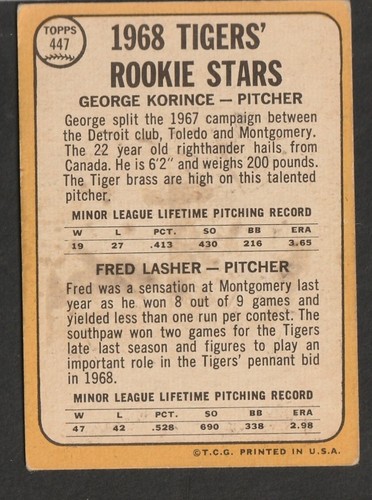 1968 Topps Baseball Cards Scegli una carta a scelta 295-660 EX X-MT 1/25 Set Break - Foto 280 di 490