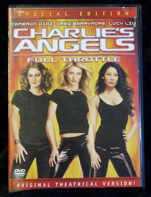 Charlie's Angels: Full Throttle   Drew Barrymore Cameron Diaz Action DVD (2003)