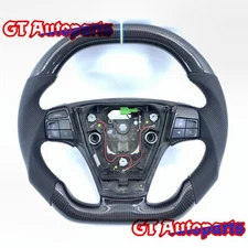 Carbon Fiber Steering Wheel Fit for Volvo S40 V50 C30 C70 2004-2013 with Buttons