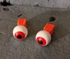 TMNT TEENAGE MUTANT NINJA TURTLES 1989 EYE MISSLES SET FOR FOOT CRUISER VG COND