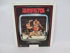Vintage ABC Video Disc CED Type Greatest Fights of the 70s