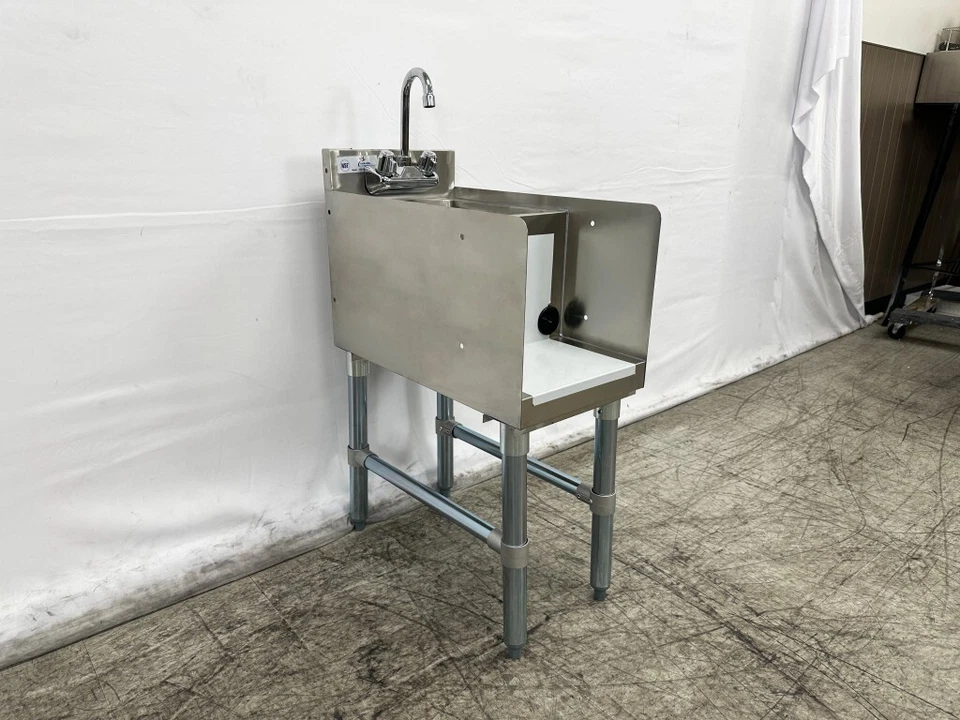 NOVO 12" x 22" Undercounter Bar Pia Liquidificador Estação Torneira Aço Inoxidável NSF - Imagem 3 de 4