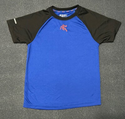 Boy's Size Small 6-7 AND 1 Blue Black Basketball Innovator S/S Tee Shirt Top New