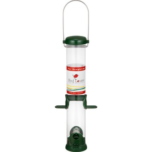 New Droll Yankees Green Bird Lovers Sunflower Mixed Seed Feeder 15