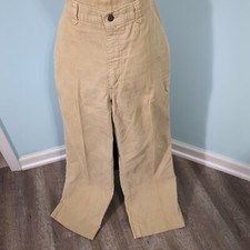 1970s vintage wide leg micro corduroy kick flares Levi's Levi Strauss pearl snap
