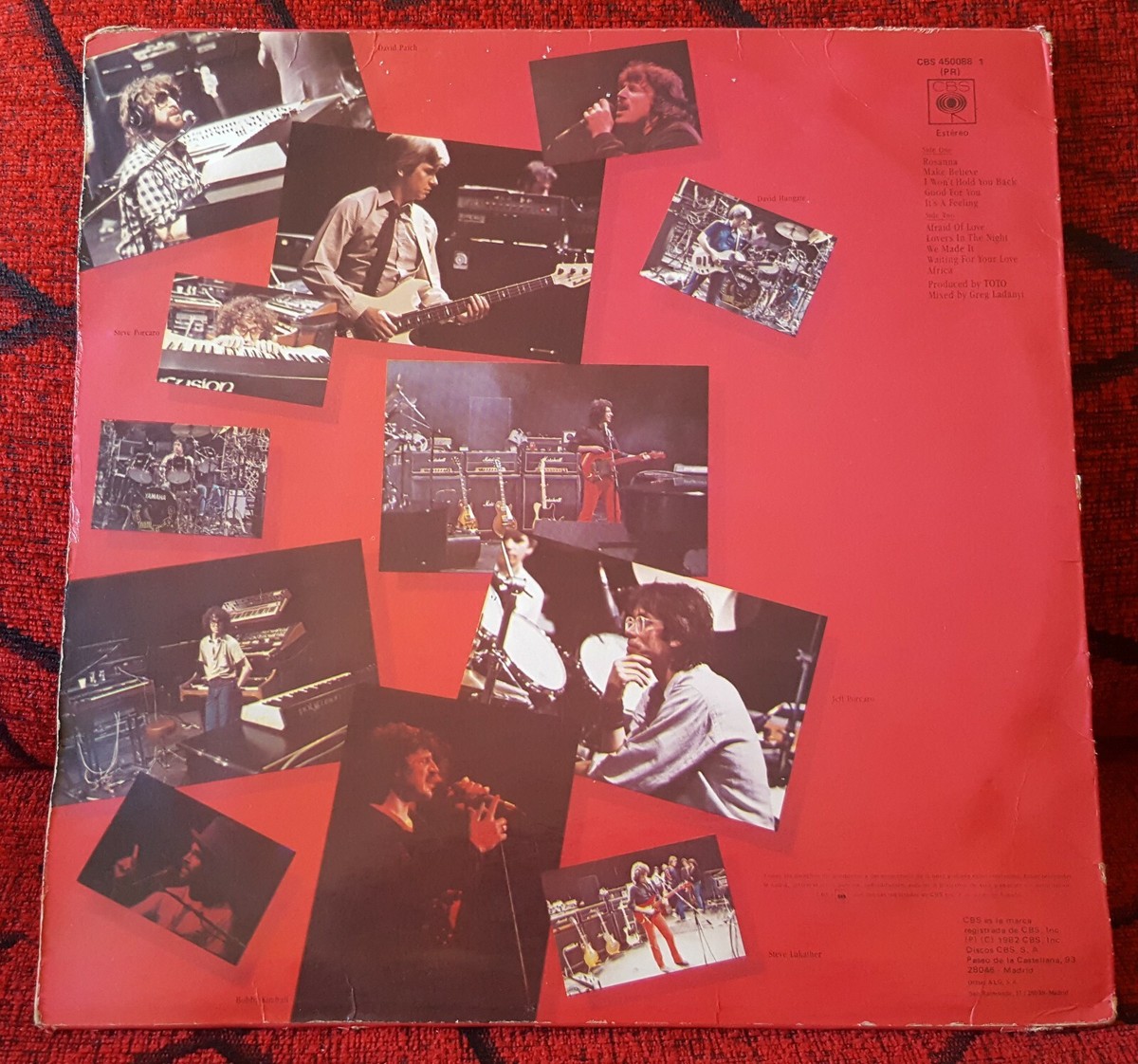 洋楽 TOTO IV LP Africa Rosanna 20AP220 / y162 TOTO ** IV ** Spain REISSUE LP 1986 AFRICA ROSANNA | eBay