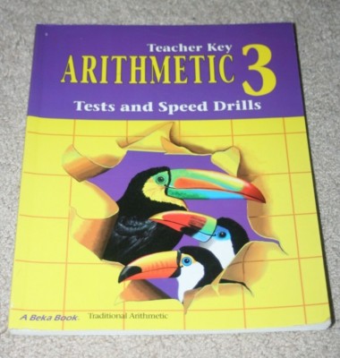 Abeka Arithmetic 3 Teacher Key Tests & Speed Drills | eBay