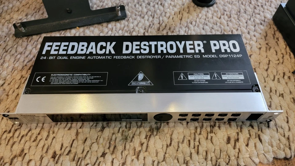 Behringer DSP1124P Feedback Destroyer Pro Rack Unit Tested Working - Image 3 of 4