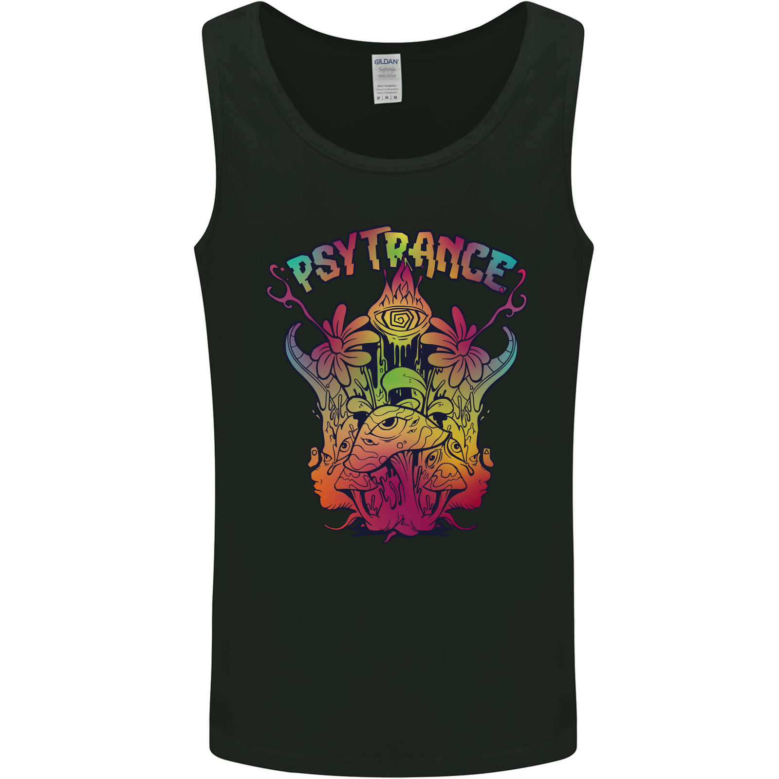 Psytrance Psychedelic Trance Music Psy Mens Vest Tank Top
