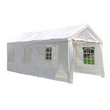 Palm Springs 10 x 20 HEAVY DUTY White Party Tent Gazebo with Sidewalls 002
