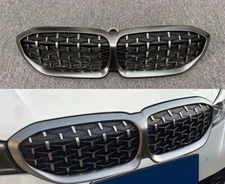 Diamond Style Front Bumper Grille For BMW 3-Series G20 G28 2019 2020