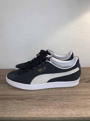 PUMA Suede Classic 21 Black White mens sneakers size 11 shoes