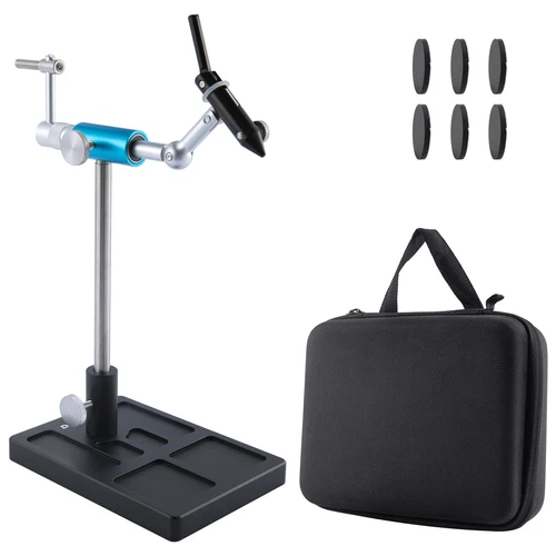 Fly Tying Vise Alloy Aluminum 360 Degree Rotation UltraLight Multiple Adjustment