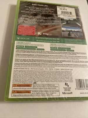 Jeu xbox 360 / one / x neuf blister pal fr motorcycle ride