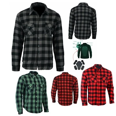 Hemd Motorrad Aramid Herren Protektoren Neu Lumber Biker Jacke Mit Motorradjacke - Bild 1 von 2
