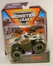 ZOMBIE WHITE MONSTER JAM SERIES 23 TRUE METAL SPIN MASTER 2023