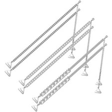 3 Pairs Rhinestone Bling Bra Strap Invisible Shoulder Strap for Bra Tops Dress