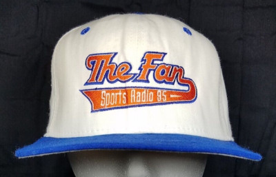 New Era Snapback Hat The Fan 95 Sports Talk Radio Pro Model USA Vintage
