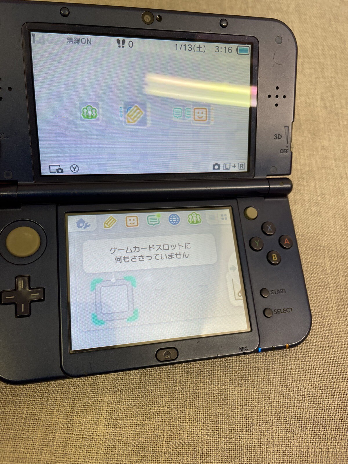 Nintendo Japanese New 3DS LL/xl Console Metallic Blue JAPANESE