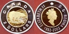 Proof 2002 Canada Silver 2 Dollars From Mint's Set